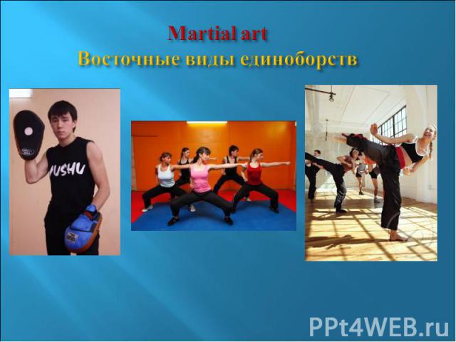 Martial artВосточные виды единоборств