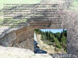 В самой природе Ставрополья заложены предпосылки для возникновения экологических