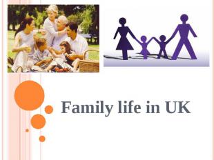 Family life in UK