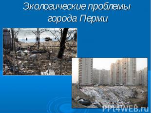 Экологические проблемы города Перми