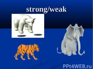strong/weak