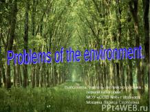 Problems of the environment