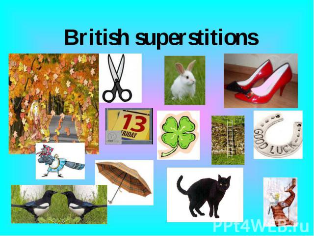 British superstitions