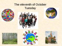 The eleventh of October Tuesday