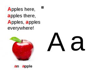 Apples here, apples there,Apples, apples everywhere!