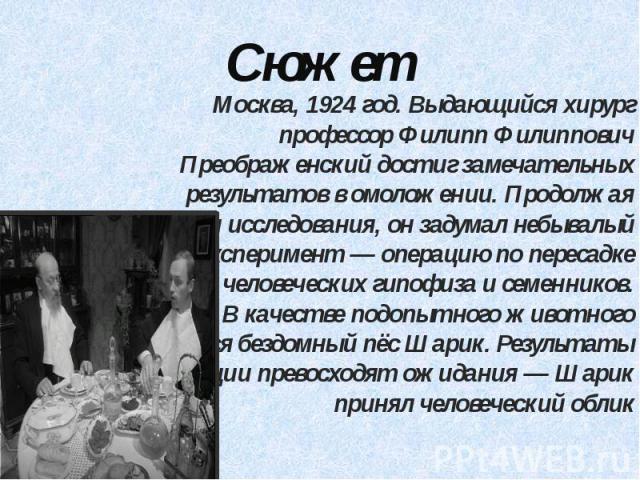 Профессор преображенский собачье сердце описание. Собачье сердце презентация. Реферат по собачьему сердцу.