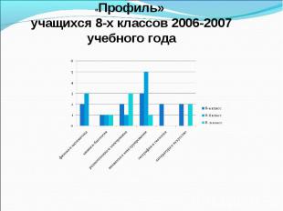 «Профиль» учащихся 8-х классов 2006-2007 учебного года