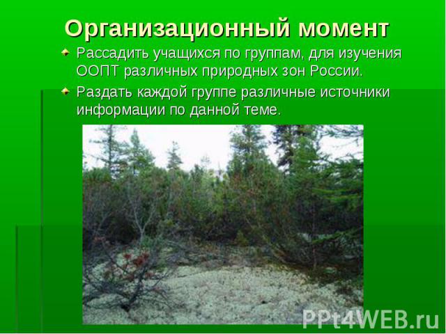 Реферат: Особо охраняемые природные территории РФ