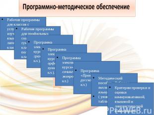 Рабочие программы для классов с углубленным изучением русского языка (8-11) и ли