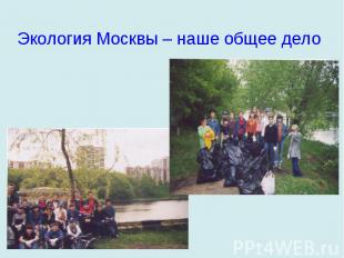 Экология Москвы – наше общее дело