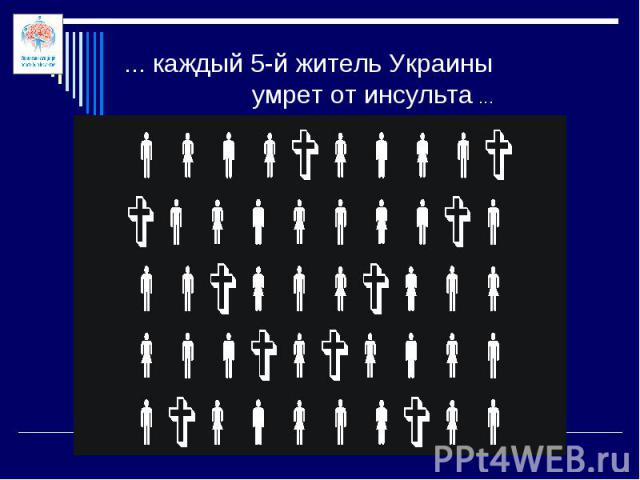... каждый 5-й житель Украины умрет от инсульта ...