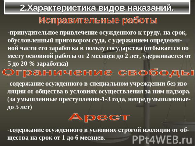 Классные часы в 6 классе московских школах виды уголовного наказания