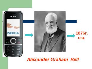 1876г.USA Alexander Graham Bell