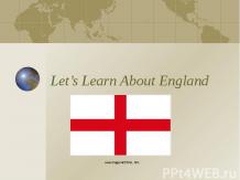Let’s Learn About England