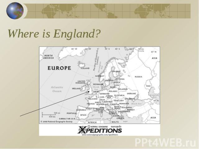 Where is England?