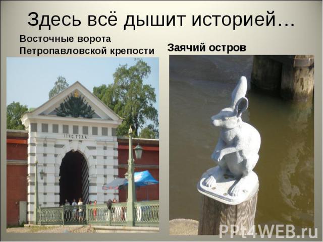 Здесь всё дышит историей… Восточные ворота Петропавловской крепостиЗаячий остров