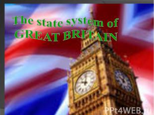 The state system of GREAT BRITAIN