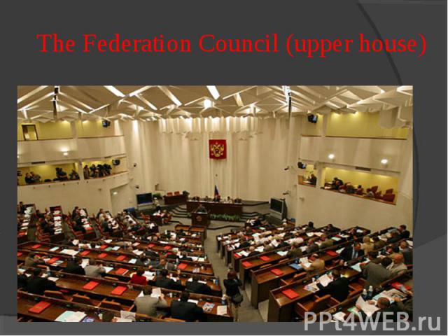 The Federation Council (upper house)