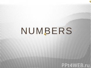 NUMBERS