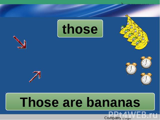 thoseThose are bananas