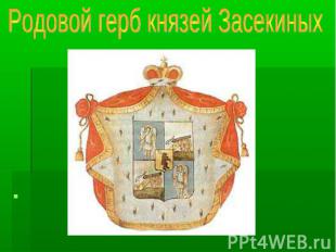 Родовой герб князей Засекиных