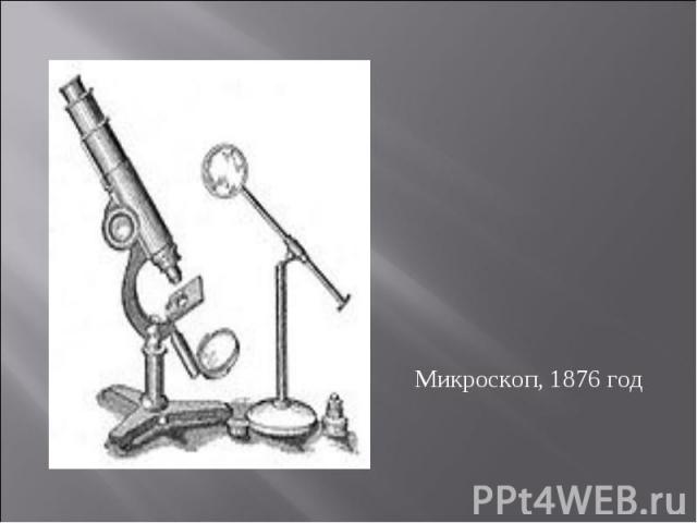Микроскоп, 1876 год