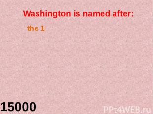 Washington is named after:
