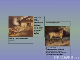 Пейзаж с печью для обжига извести Дата: 1822-1823Размер картины: 50 x 61 смМатер