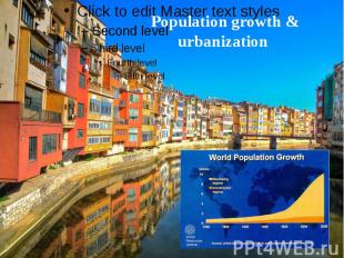 Population growth &amp; urbanization