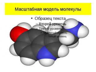 Масштабная модель молекулы