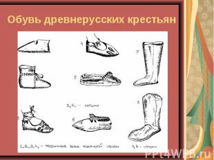 Обувь древнерусских крестьян