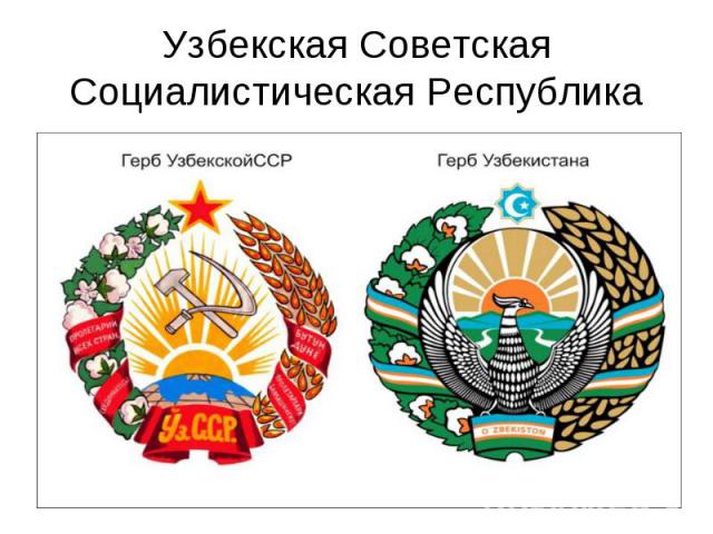 Узбекская Советская Социалистическая Республика