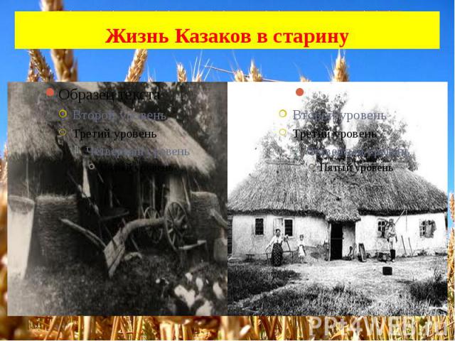 Жизнь Казаков в старину