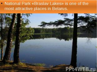 National Park «Braslav Lakes» is one of the most attractive places in Belarus.