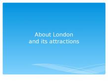 About London...