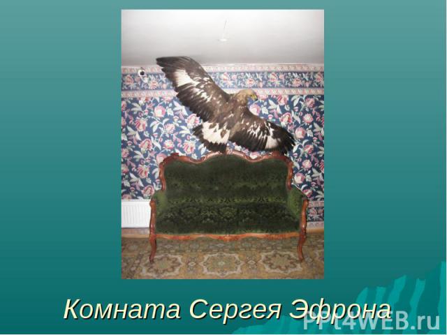 Комната Сергея Эфрона