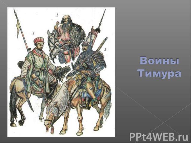 Воины Тимура