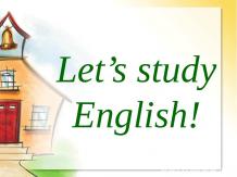Let’s study English!