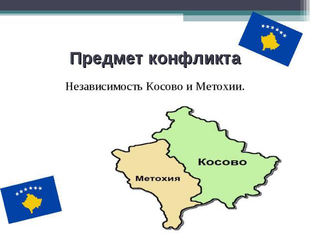 Независимость Косово и Метохии. Независимость Косово и Метохии.