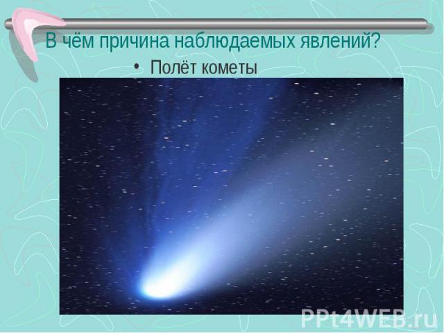 Полёт кометыПолёт кометы
