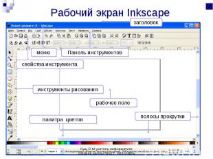 Рабочий экран Inkscape