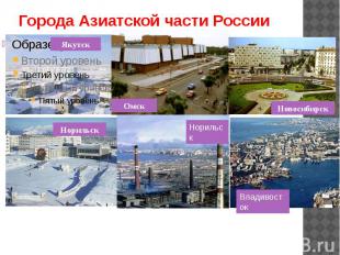 Города Азиатской части России