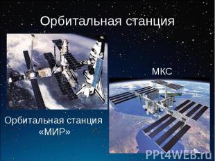 Орбитальная станцияМКСОрбитальная станция «МИР»