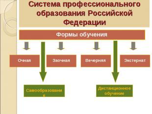 Система профессионального образования Российской Федерации