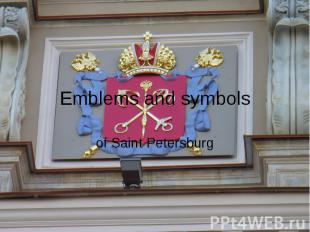 Emblems and symbols of Saint Petersburg