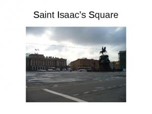 Saint Isaac’s Square