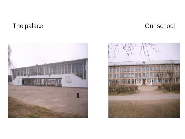 The palace Our school