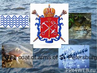 The coat of arms of St. Petersburgh