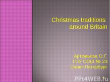 Christmas traditions around Britain