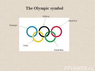 The Olympic symbol